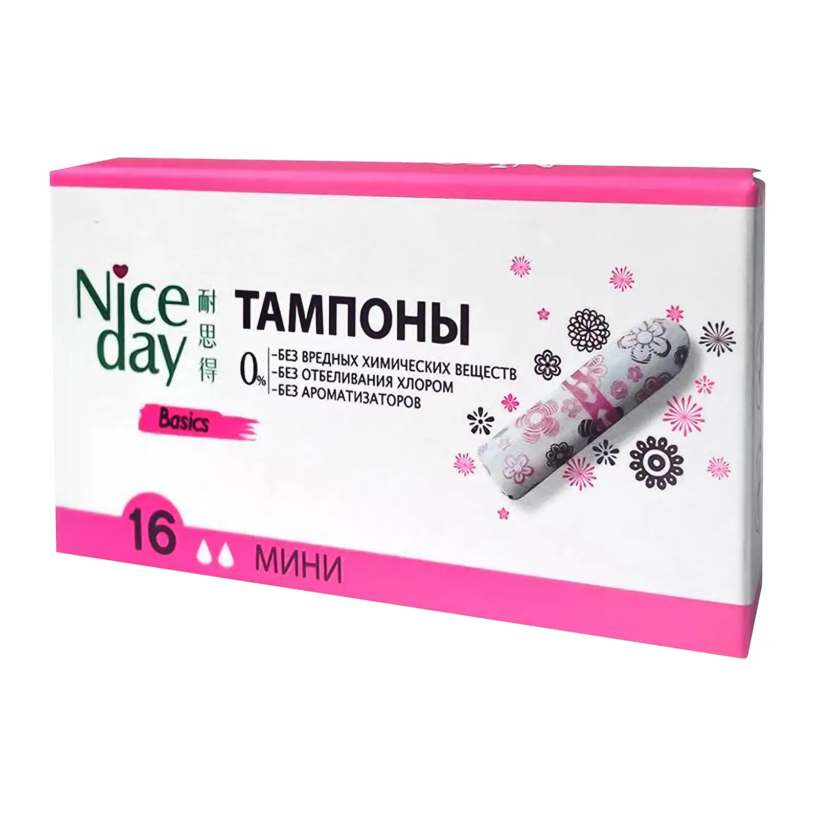 Тампоны Niceday Мини 2 капли 16шт