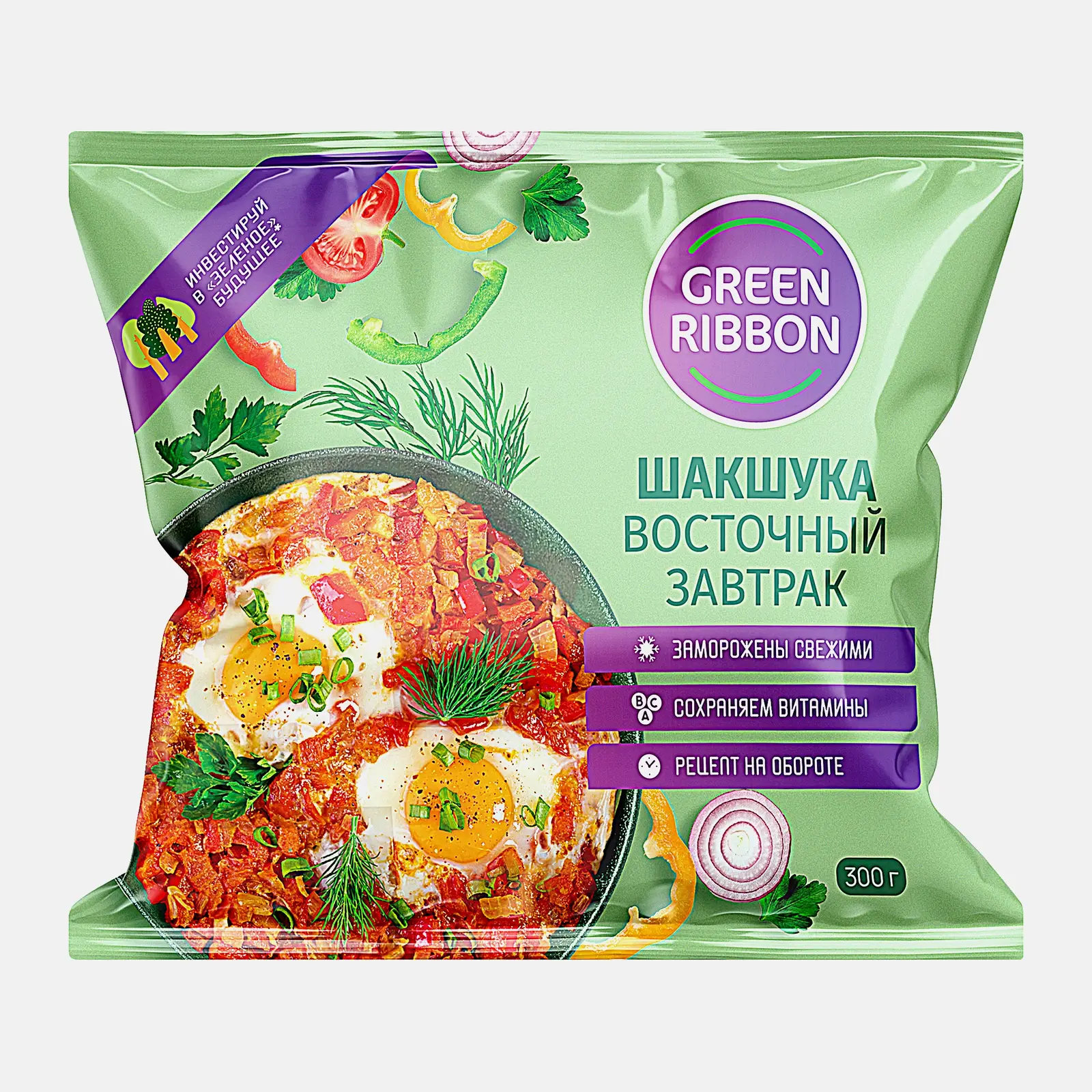 Смесь Green Ribbon Восточный завтрак Шакшука 300г Смесь Green Ribbon Восточный завтрак Шакшука 300г