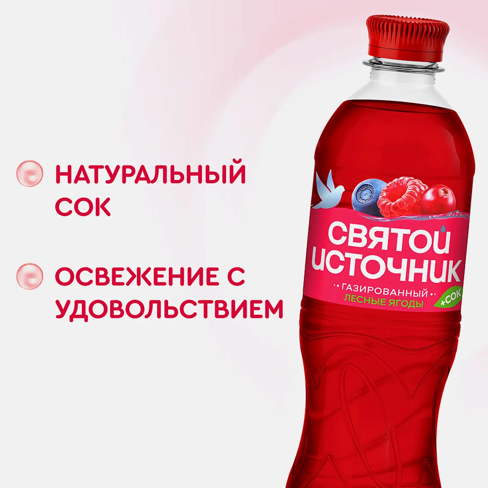 Вода Святой источник + сок Лесные ягоды 500мл - фото 4 Вода Святой источник + сок Лесные ягоды 500мл - фото 4