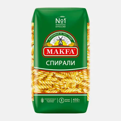 Макароны Makfa Спирали 450г