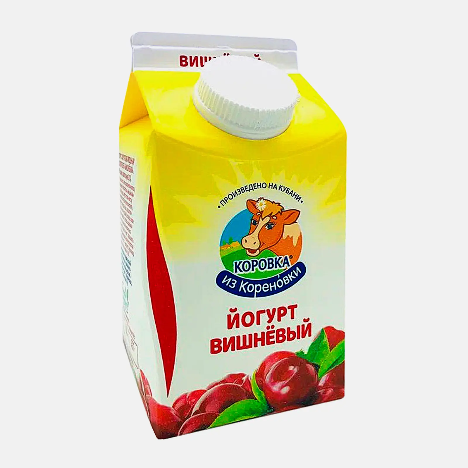 Йогурт Коровка Из Кореновки вишня 2.1% 450г - фото 3