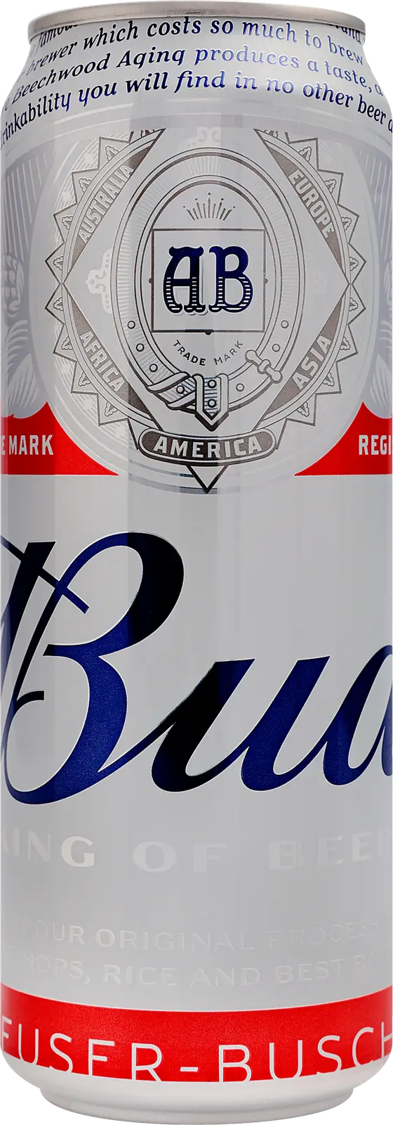 Изображение товара Пиво Bud светлое фильтрованное пастеризованное 450мл 5%