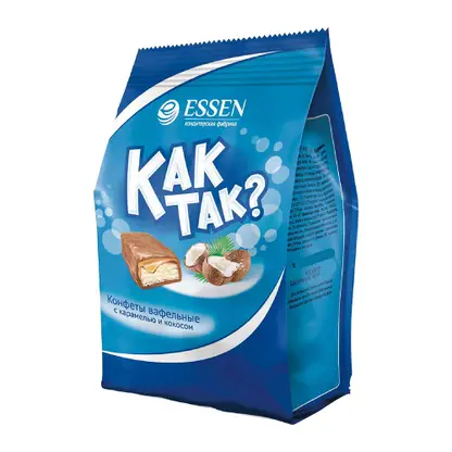Изображение товара Вафельные конфеты Как Так с кокосом 210г