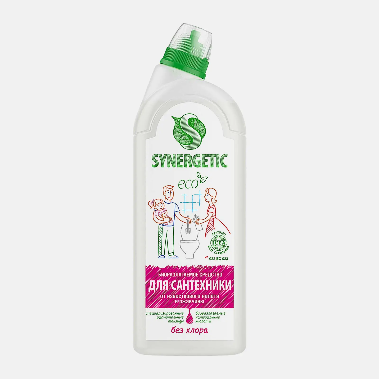 Средство для мытья сантехники Synergetic 1л