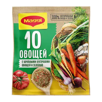 Изображение товара Приправа 10 овощей и зелень Maggi 75г
