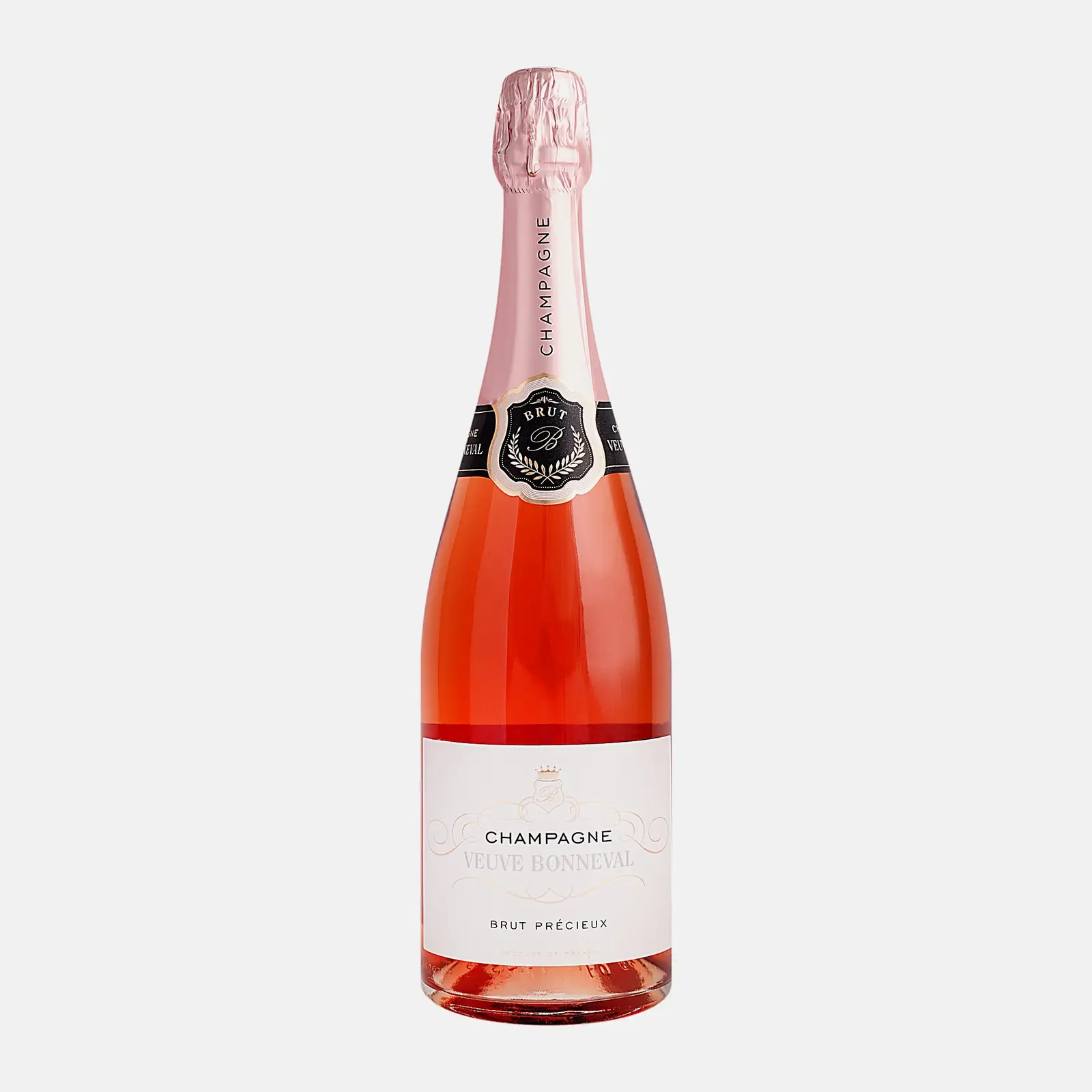 Вино игристое Champagne Veuve Bonneval розовое брют 12.5% 750мл