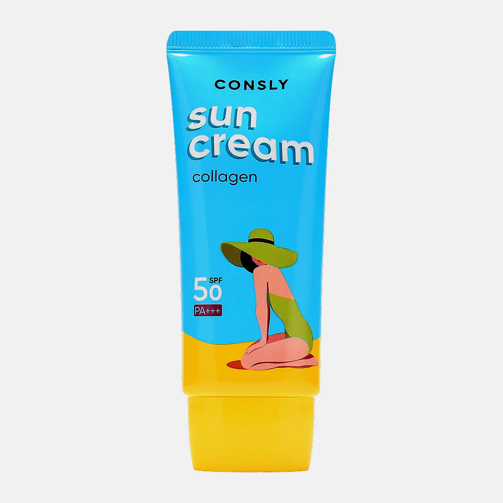 Крем солнцезащитный с морским коллагеном SPF50+ PA+++ Consly 50мл