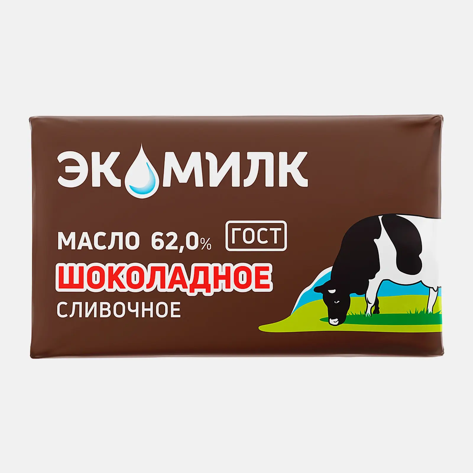 Масло сливочное Экомилк Шоколадное 62% 180г