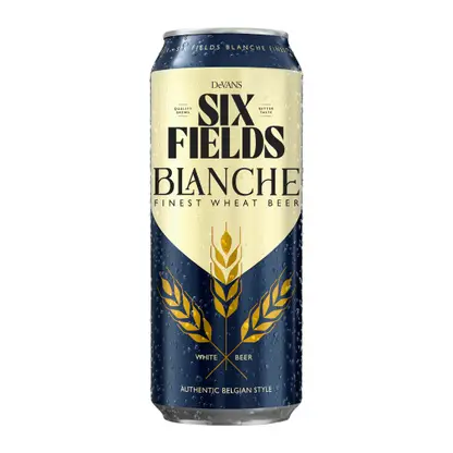 Пивной напиток Blanche нефильтрованный Six Fields 5% 500мл