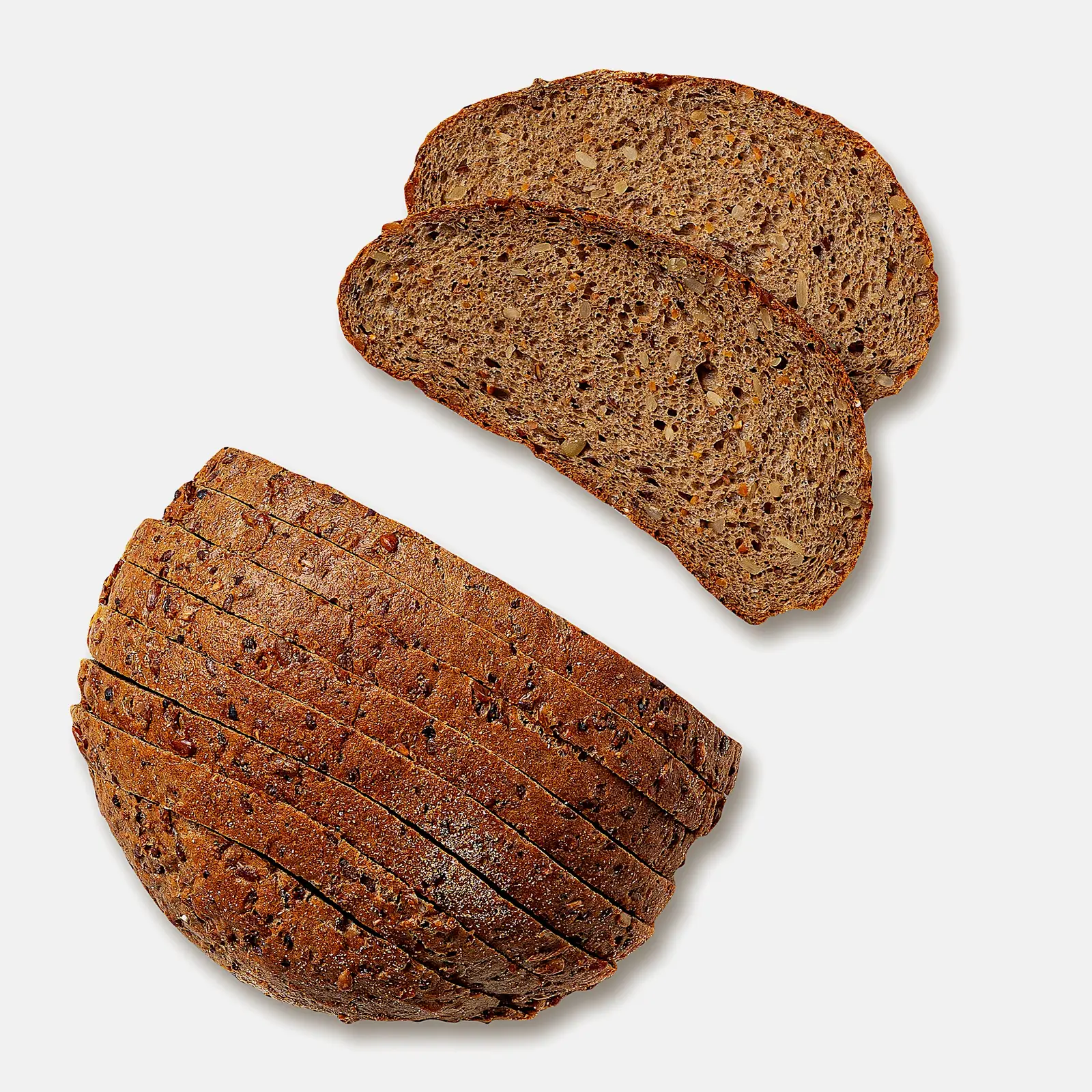 Изображение товара Хлеб Зерновик нарезанный Черемушки 460 г из пшеничной и ржаной муки