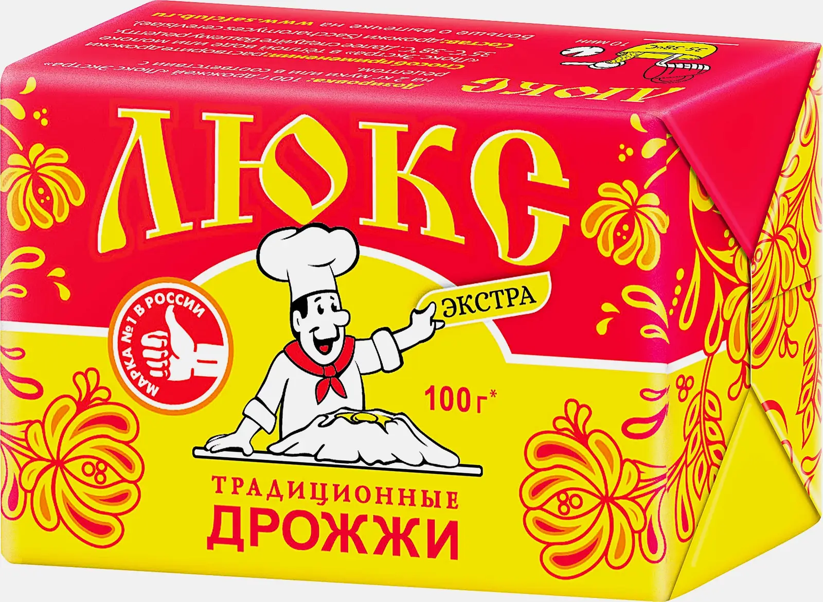 Изображение товара Дрожжи Люкс Экстра прессованные 100г