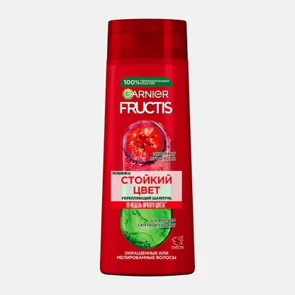 Шампунь для волос Garnier Fructis Укрепляющий Годжи Стойкий цвет для окрашенных или мелированных волос 250мл