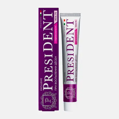 Зубная паста President Exclusive 75RDA 75мл