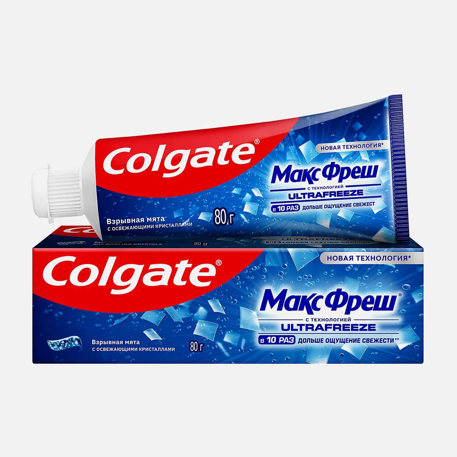 Изображение товара Зубная паста Colgate Макс Фреш Экстра свежесть Взрывная мята 80г Изображение товара Зубная паста Colgate Макс Фреш Экстра свежесть Взрывная мята 80г
