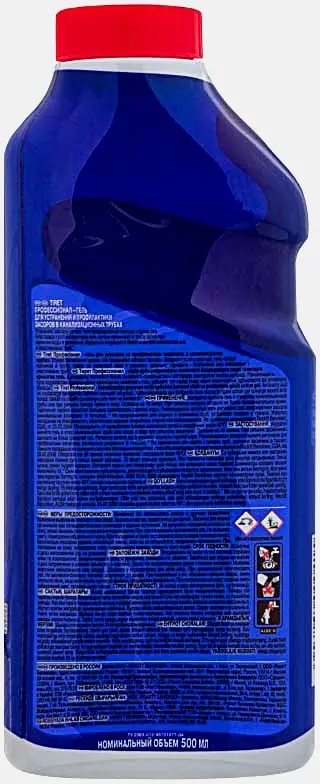 Гель для чистки труб Tiret 500мл