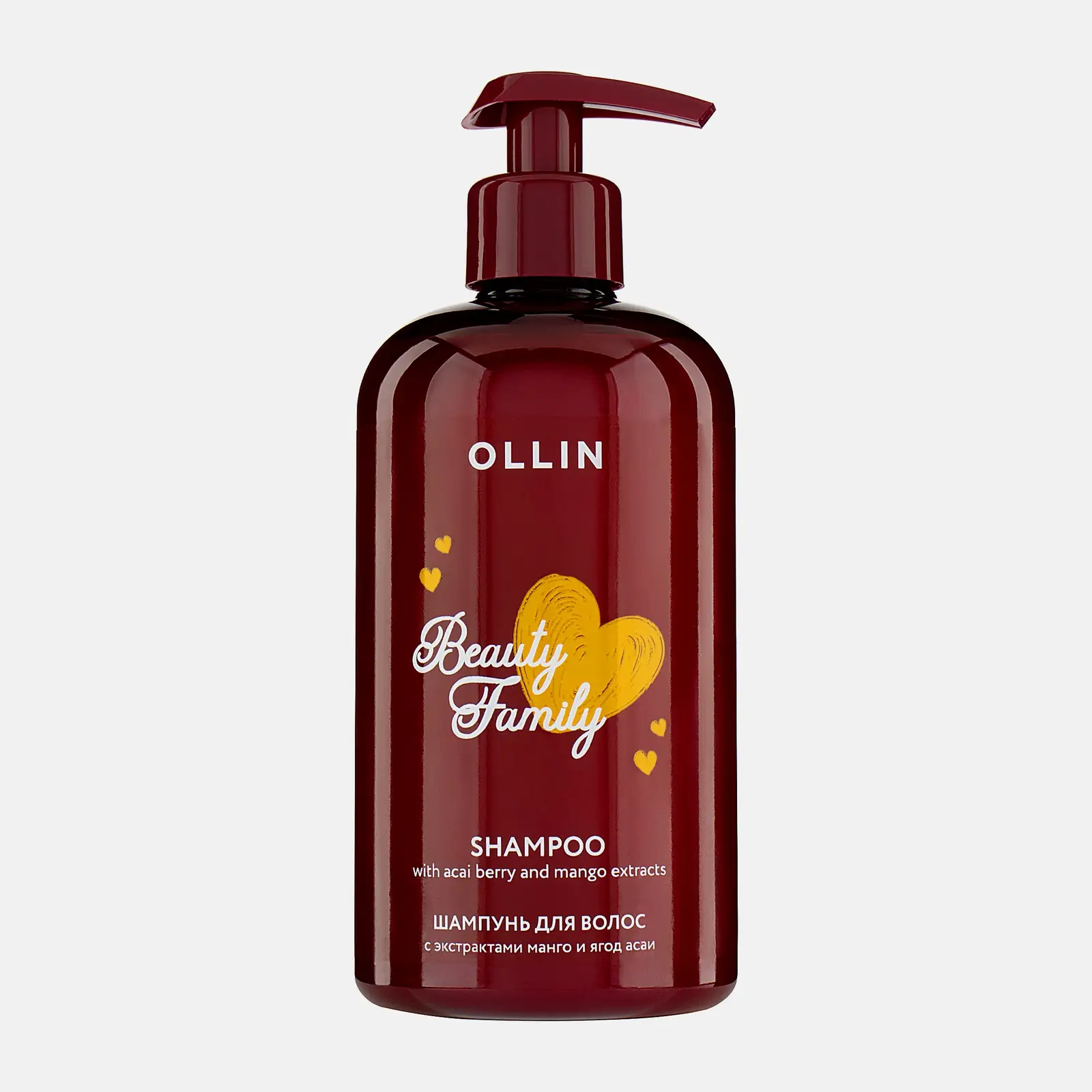 Шампунь для волос Ollin Beauty Family манго и асаи 500мл Шампунь для волос Ollin Beauty Family манго и асаи 500мл