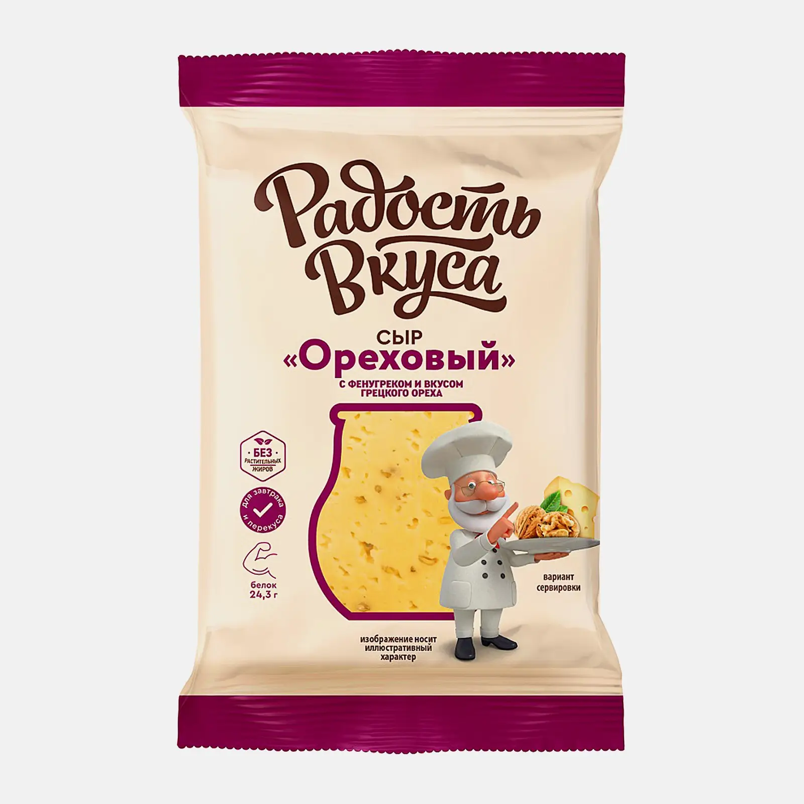 Изображение товара Сыр Ореховый Радость вкуса 40% 180г