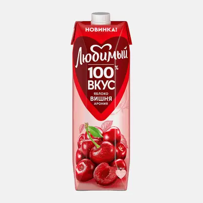 Нектар Яблоко-вишня-арония Любимый 970мл