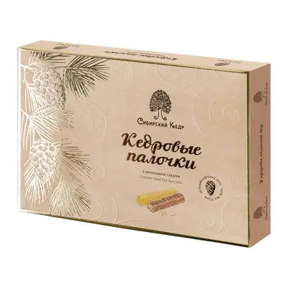 Изображение товара Конфеты Кедровые палочки Сибирский кедр 120г