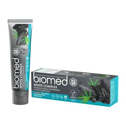 Изображение товара Зубная паста Biomed White Complex Антибактериальная отбеливающая 100г