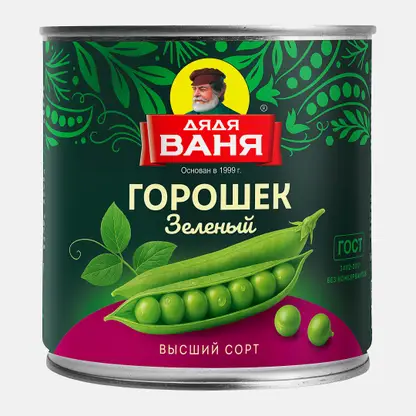Горошек зеленый Дядя Ваня 400г