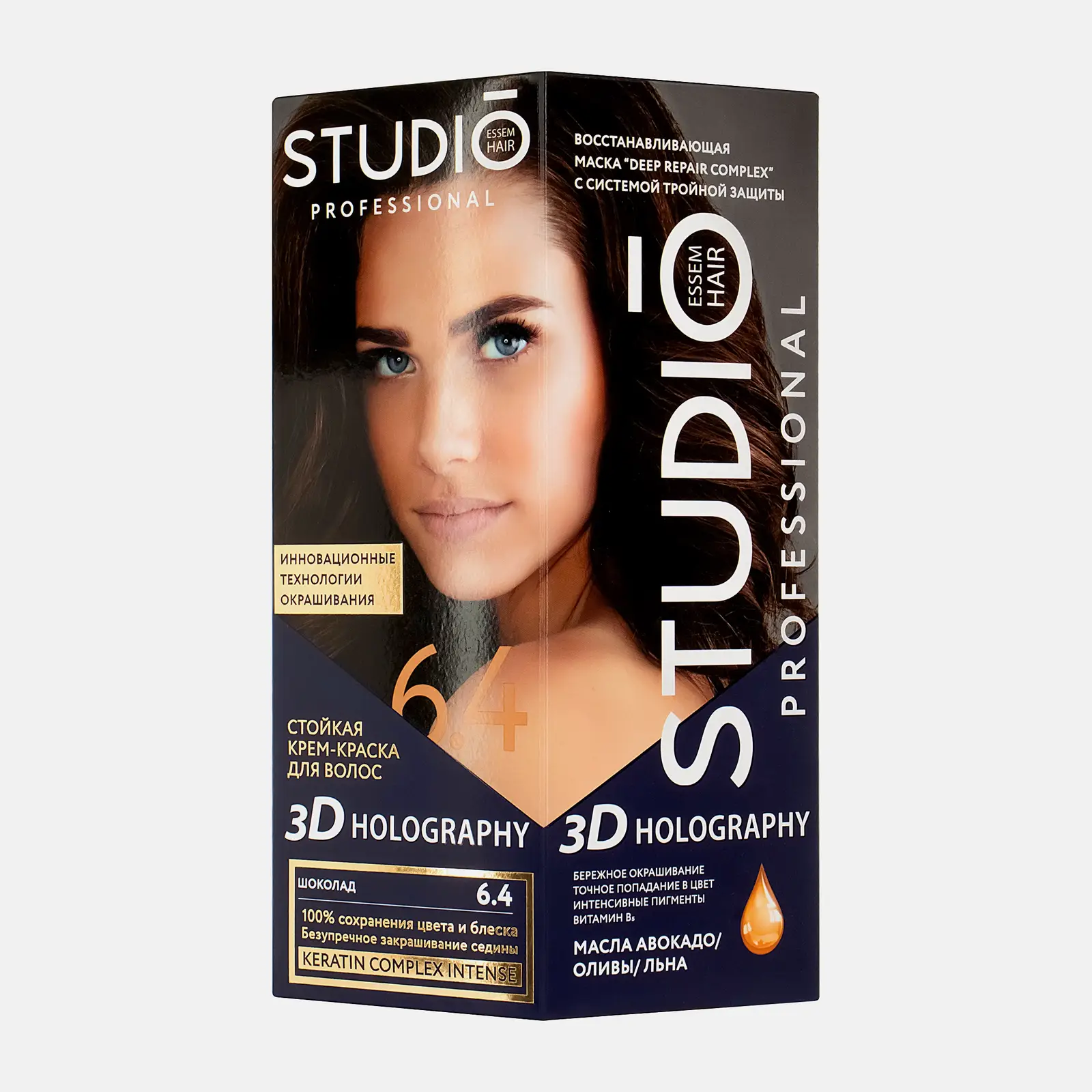 Стойкая крем-краска Studio 6.4 Шоколад 115мл