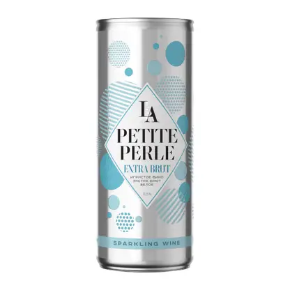 Вино игристое La Petite Perle белое экстра брют 11.5% 250мл