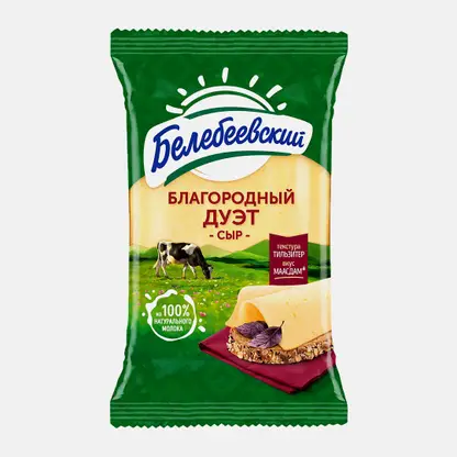 Сыр Белебеевский Благородный дуэт 50% 190г