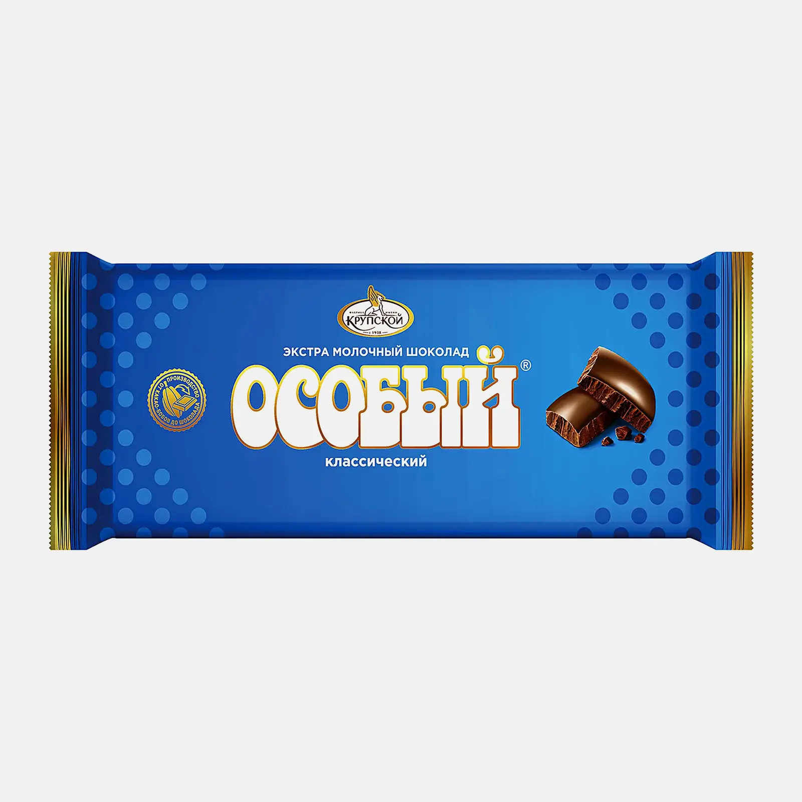 Изображение товара Шоколад экстрамолочный Особый 200г с высоким содержанием какао