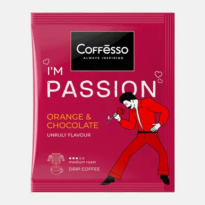 Кофе молотый Orange & Chocolate дрип-пакет Coffesso 10г