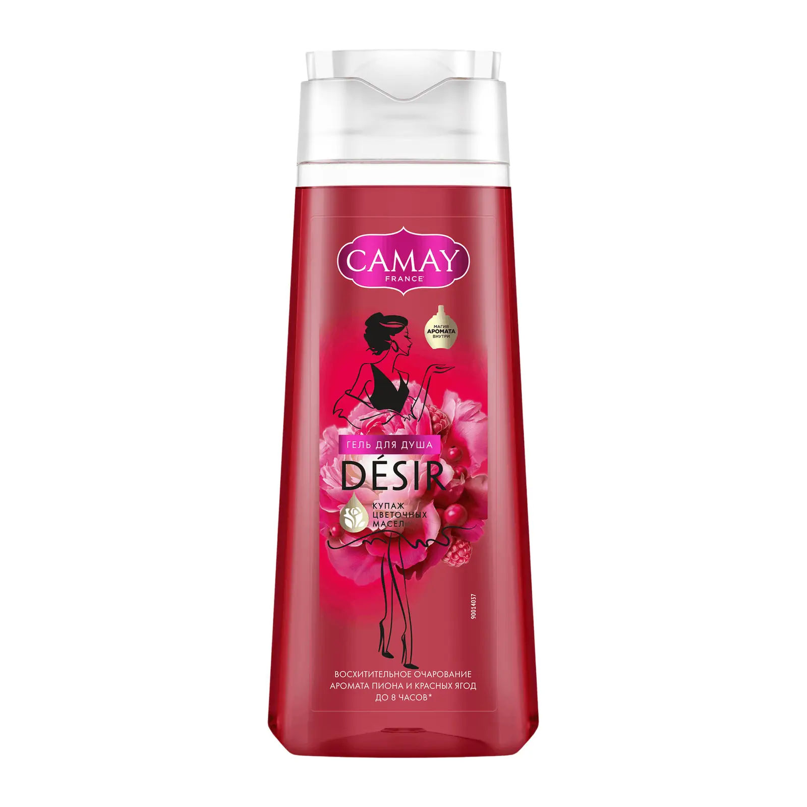 Изображение товара Гель для душа Camay Desir с ароматом пиона и ягод 400 мл