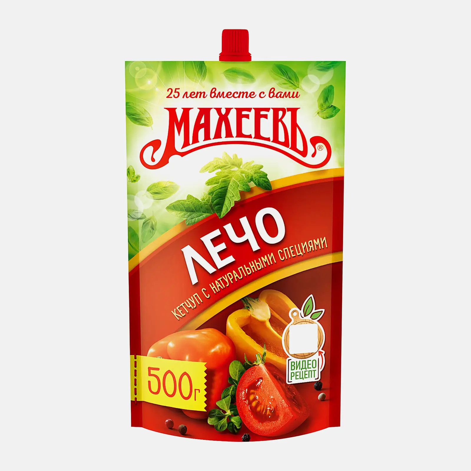 Изображение товара Кетчуп Махеевъ Лечо с кусочками овощей 500г - натуральный вкус и качество