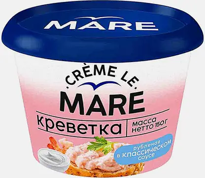 Креветка рубленная в классическом соусе Creme Le Mare 150г