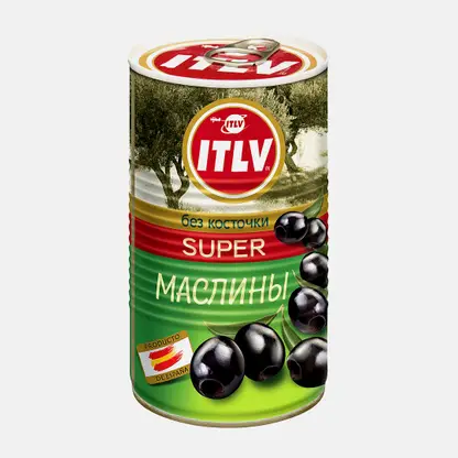Маслины Itlv без косточки 350г
