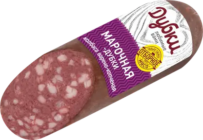 Изображение товара Колбаса Дубки Марочная варено-копченая 300г