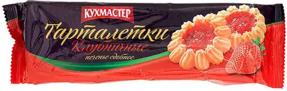 Изображение товара Тарталетки клубничные Кухмастер 240г