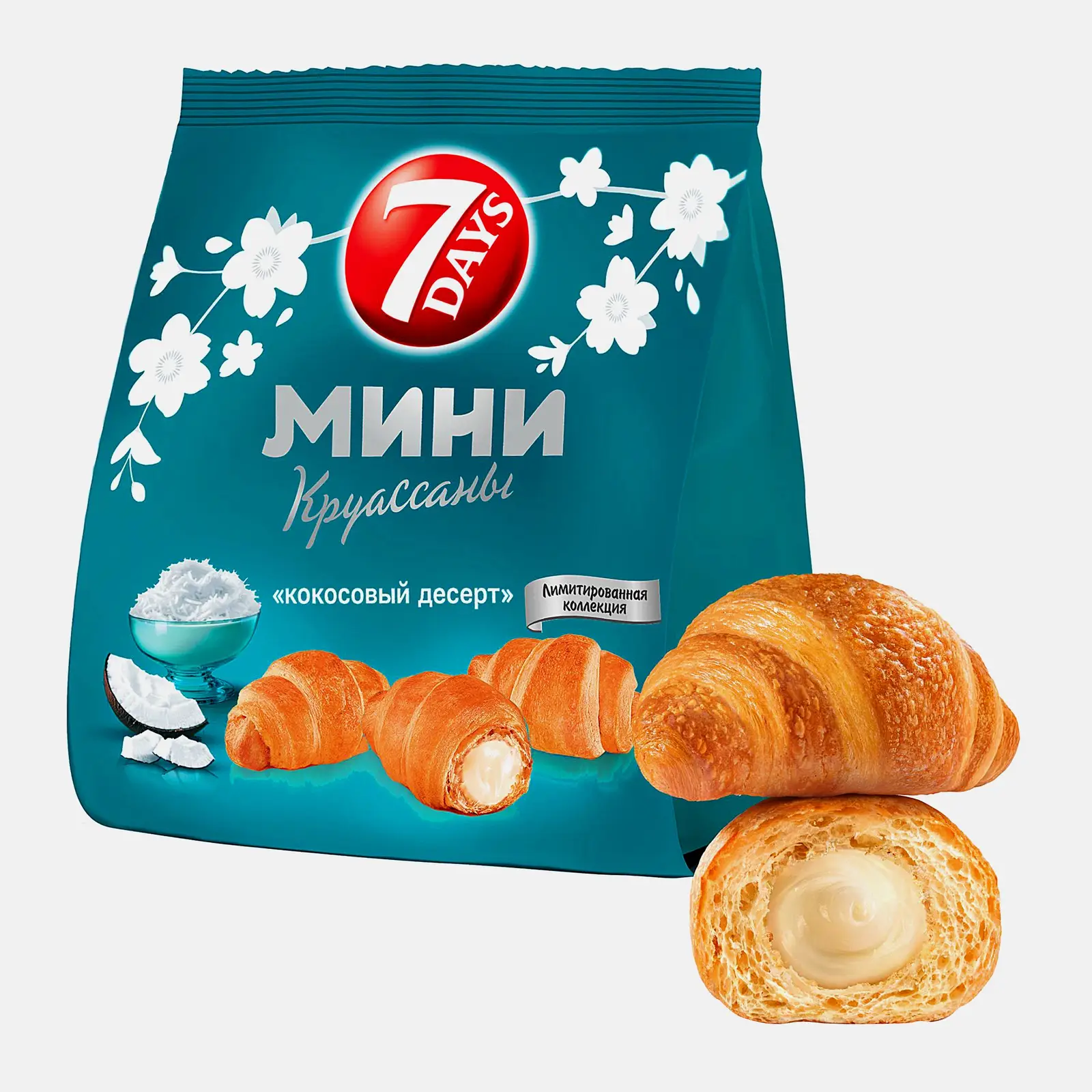 Круассан мини с кокосовым кремом 7 Days 265г