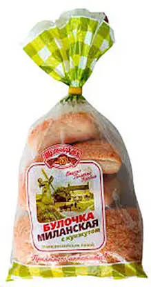 Изображение товара Булочка Миланская с кунжутом Щелковохлеб 210г