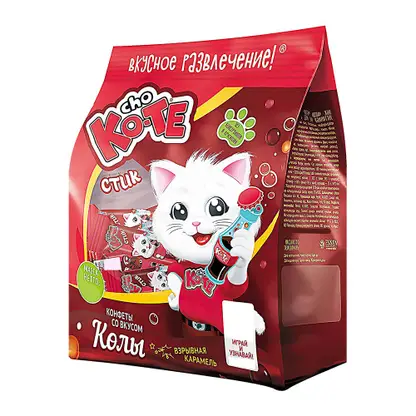 Изображение товара Конфеты Cho Ko-Te со вкусом колы и взрывной карамелью 150г
