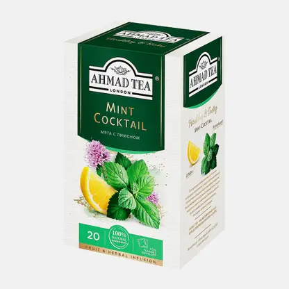 Чай травяной Ahmad Tea мята и лимон 20пак 30г