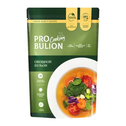 Изображение товара Овощной бульон для кулинарии Cooking Probulion 500 мл натуральный и ароматный