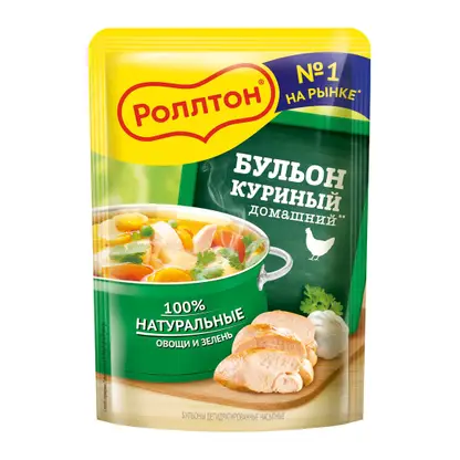 Изображение товара Бульон куриный Роллтон Домашний 90г