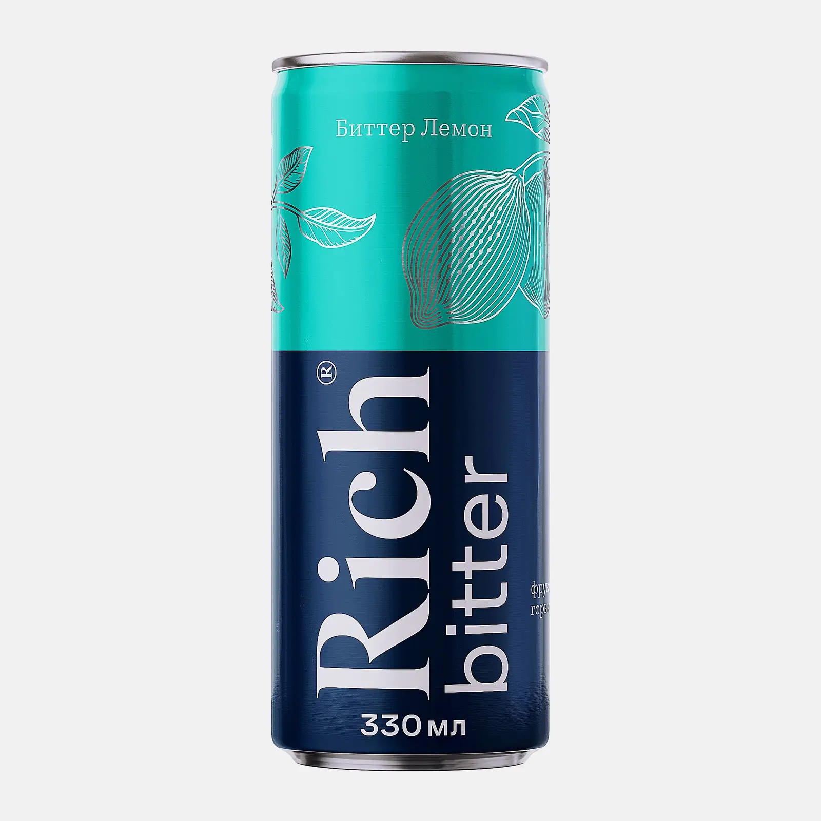 Изображение товара Тоник с лимонным вкусом Rich 330 мл - газированный напиток высокого качества