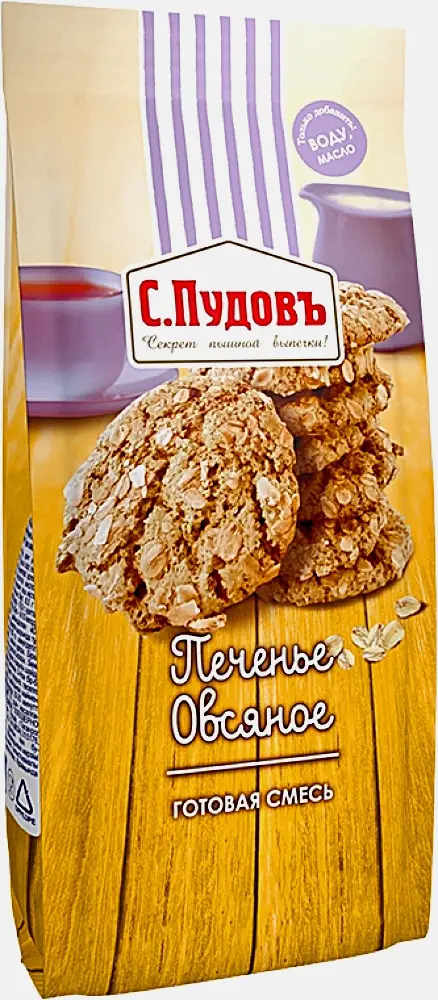 Мучная смесь С.Пудовъ печенье овсяное 400г