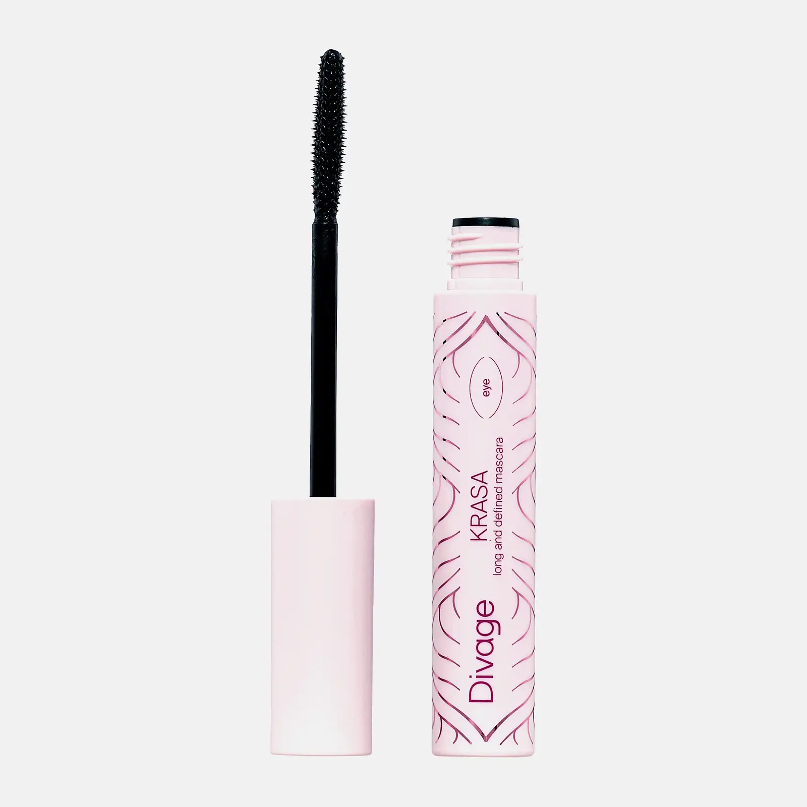Удлиняющая тушь для ресниц тон 01 Чёрный Divage Krasa Long And Defined Mascara