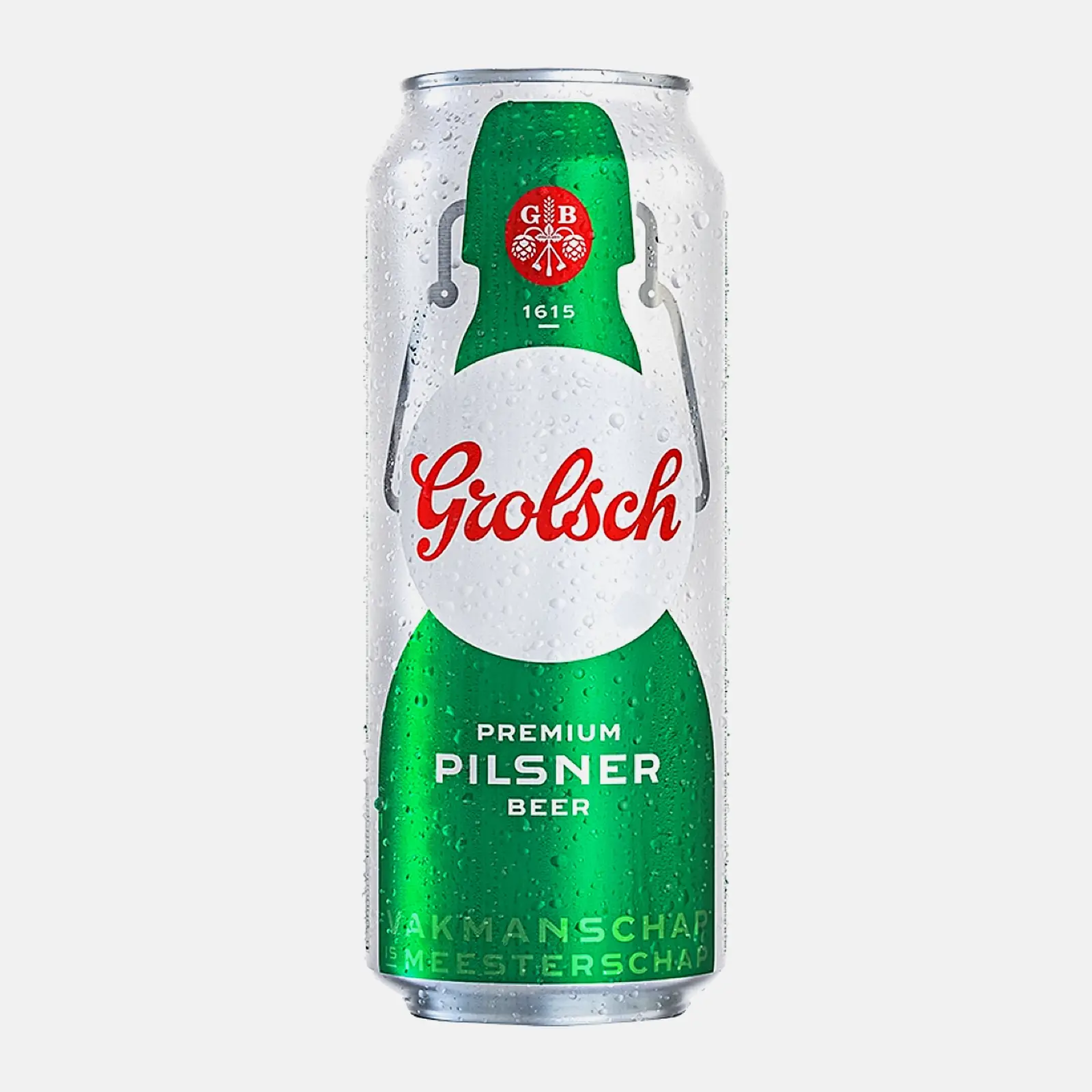 Изображение товара Пиво Grolsch Premium Pilsner светлое 5% 500мл в жестяной банке