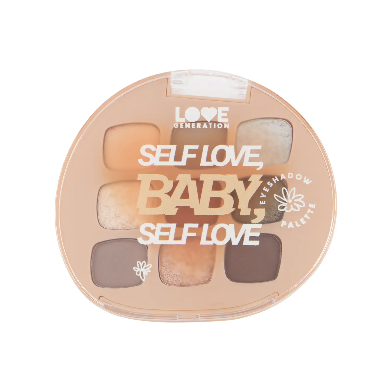 Палетка теней для век Love Generation Self love baby тон 01