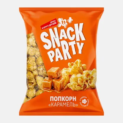 Попкорн карамельный готовый Snack Party 150г