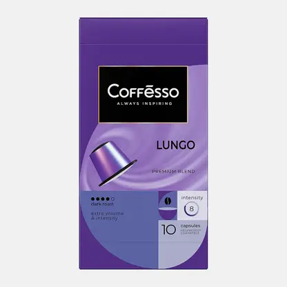Кофе в капсулах Coffesso Lungo blend 10шт 56г