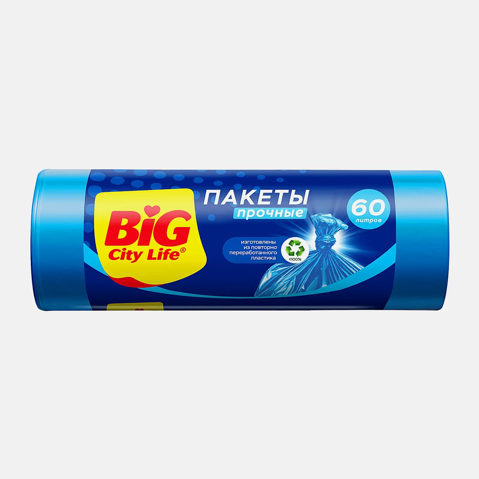 Пакеты для мусора Big City Life 60л 20шт 8.5мкм